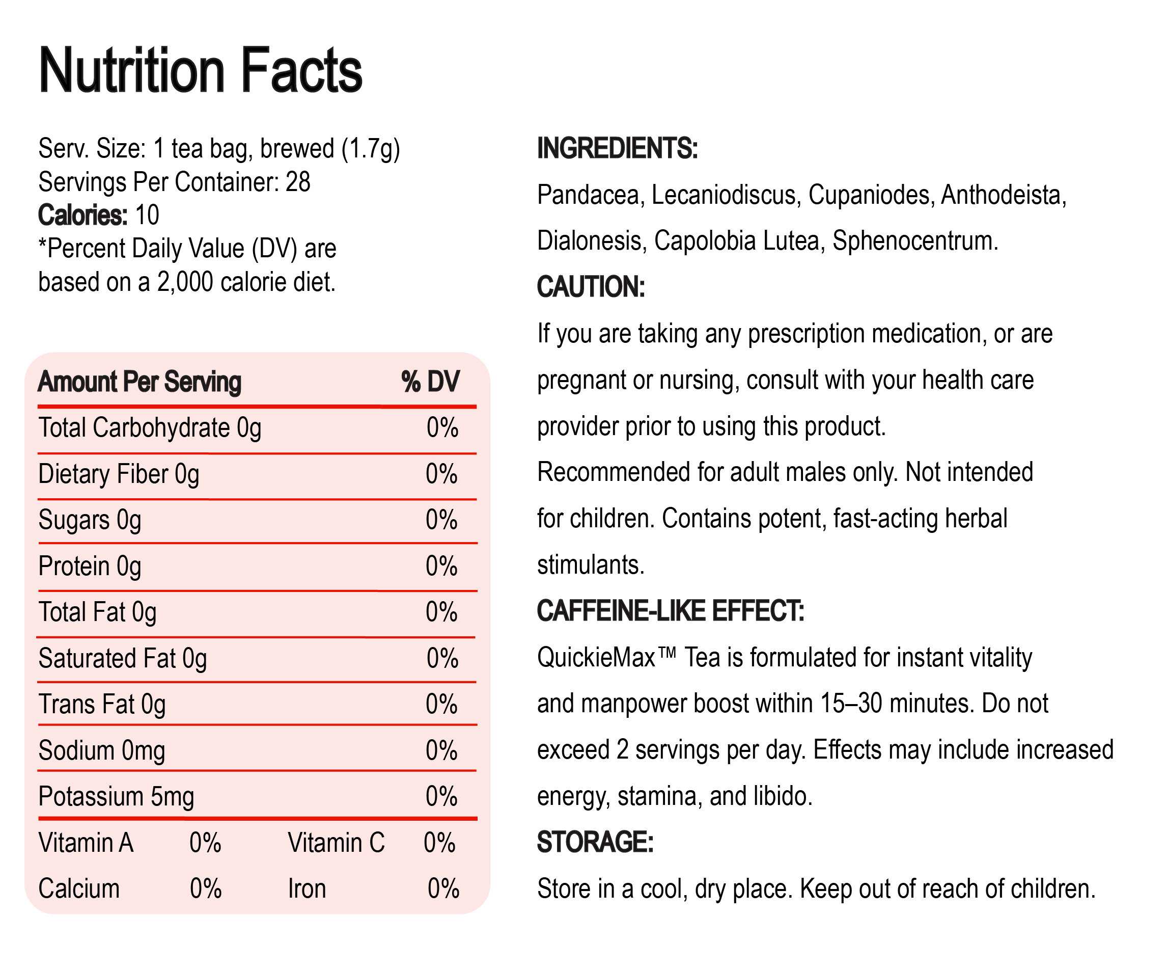 NUTRITION FACT